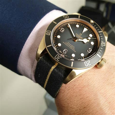 tudor black bay nato strap.